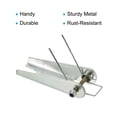 thumbnail image 4 of Unique Bargains 3 Inch Hook Safety Latch Kit, Metal Towing Hitch Replacement, Silver, 3 Pack, 4 of 6