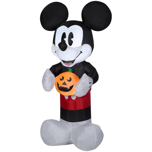 Airblown Inflatable Retro Mickey Mouse with Pumpkin 5ft tall