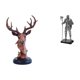 thumbnail image 1 of Figura decorativa de ciervo, estatua artesanal de animal, adorno decorativo de resina para mesa, entrada, chimenea, dormitorio, decoración del hogar,, 1 of 8