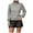 Gray, variant on BXINGOHAI Women's 2024 Fall Turtleneck Sweaters Trendy Loose Long Sleeve Knit Pullover Solid Trendy Jumper Tops Outdoor Loungewear Sweater Today Gray,M