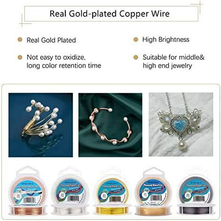 28 Gauge Tarnish Resistant Antique Bronze Wire for Bracelet Necklace Jewelry Making
