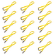 thumbnail image 2 of 15 piezas de cordones para el cuello, correa de poliéster para el cuello, con broches de metal y pinzas tipo langosta, llaves, tarjetas de identificación, credenciales, para personal, estudiantes,, 2 of 8