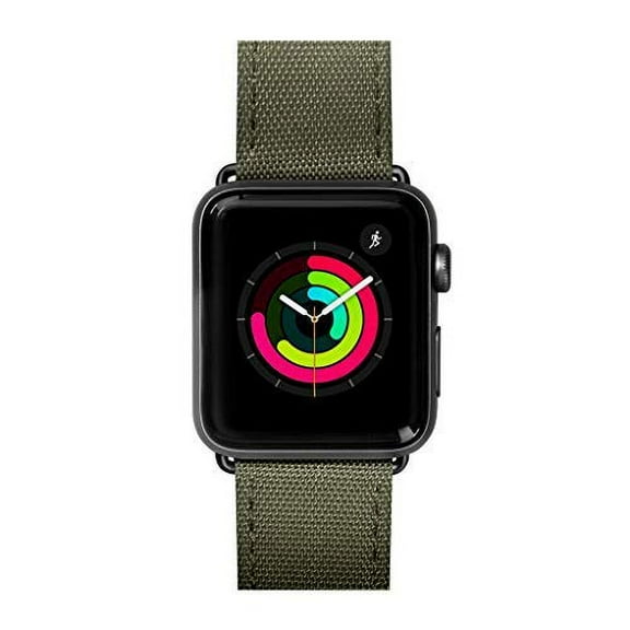 LAUT Technical Watch Strap for Apple Watch Series 1, 2, 3 and 4 (38mm/40mm) - Military Green