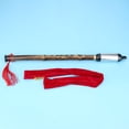 thumbnail image 4 of Miangastore Traditional Handmade Chinese Musical Instrument Purple Bamboo Flute Dizi in G Key, 4 of 8