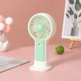 thumbnail image 4 of UttpKLBx Portable Usb Rechargeable Fan Bladeless Portable Mini Fans Tower Handheld Folding Fan Air Conditioner for Bedroom, for Home Office Bedroom (Green), 4 of 8