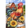 thumbnail image 3 of Briarwood Lane Farmyard Rooster House Flag, 3 of 4