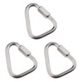 thumbnail image 4 of Transemion Portable Outdoor Carabiner Keychain Stainless Steel Quick Link 8mm 3Set, 4 of 6