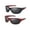 Black/Red, variant on Polarized Wrap Around Sport Sunglasses for Men Women UV400 Baseball Softball Glasses