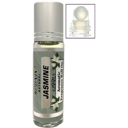 Jasmine Fragrance Oil Roll On Aromatic Vanilla Scented Perfume Oil 100% Pure Pre-Diluted 10 mL by Sponix Made in USA (FAST SHIPPING)