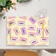 thumbnail image 6 of 2024 Placemats Coaster Bowl Table Dining For Plate Resistant Heat Non-Slip Graffiti Kitchen Purple Geometric New, 6 of 7