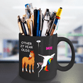 thumbnail image 2 of 27th Birthday Gift for Women - Other 27 Year Olds Me Unicorn Coffee Mug - Black Porcelain Coffee 11 oz, 2 of 2