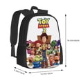 thumbnail image 2 of Toy Story Backpack, 3d Printed Laptop Backpack, Water Resistant Computer Backpack, 16.5x12.5x5.5 Inch, 2 of 9