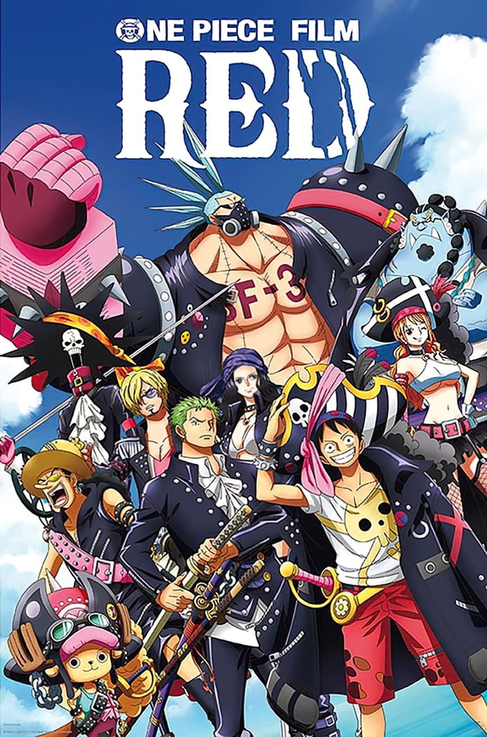 Buy One Piece Red The Movie Movie Poster (Full Crew) (Size 24 x