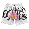thumbnail image 3 of Uemuo Happy Mother's Day (3) Pattern Men's Swim Trunks Hawaiian Beach Bathing Suit Swimsuits Beach Quick-Dry Shorts with Pockets-XX-Large, 3 of 9