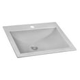 thumbnail image 4 of Ruvati 21 x 17 inch Drop-in Topmount Bathroom Sink Brushed Stainless Steel, 4 of 5