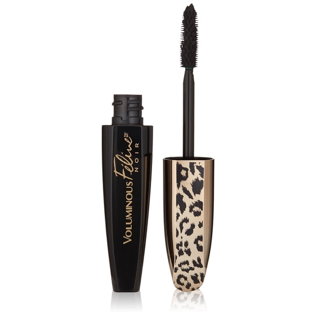 Máscara L'Oreal Paris Voluminous Feline Noir, lavable, 8 ml