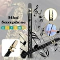 thumbnail image 3 of Mini Pocket Saxophone C Key Sax Woodwind Instrument s Carrying Bag with P1Z8, 3 of 6
