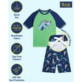 thumbnail image 5 of iXtreme Boys Rash Guard Set - 2 Piece UPF50+ Quick Dry Short Sleeve Swim Shirt & Swim Trunks for Boys, 5 of 7