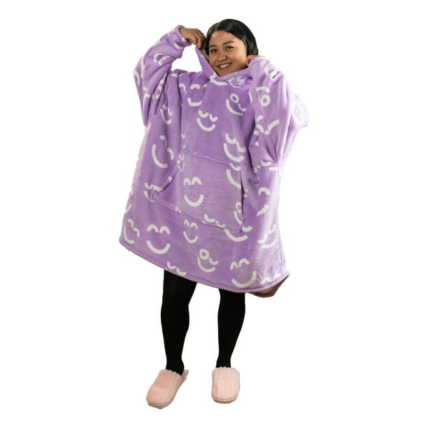 Sudadera Cobija Polar con Capucha Adulto Unitalla Lila