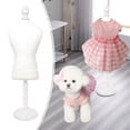 thumbnail image 3 of lionlar 2x Fashion Dog Dress Form Mannequin Display Stand Rack for Cat Dog Clothes, 3 of 9