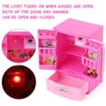 thumbnail image 4 of Mini refrigerador Ecomeon rosa Cocina de los sueños nevera de Juguete Desarrollo de Habilidades Sociales Preescolares para niños pequeños, 4 of 6