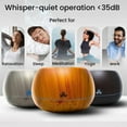 thumbnail image 2 of Incensesticks Oil Diffuser for Large Spaces with Bluetooth Speaker,1000ml,Brown,300ml Car Humidifier, 2 of 8