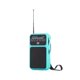 thumbnail image 2 of Radio de bolsillo AM de doble banda multipropósito fácil de usar de alto rendimiento con conector de 3,5 mm Azul, 2 of 9