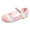 t-248Pink667, variant on CAIVO Children Flat Shoes Soft Soled Sandals Fashionable Colorful Princess Performance Shoes Versatile Summer Shoes for Active Kids