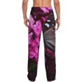 thumbnail image 7 of Salouo Pink Blossoms Butterfly Print Pajama Pants for Men, Lounge Pants Elastic Waistband Casual Men's sleepwear Loungewear Sleep Pajama Pant -Medium, 7 of 7