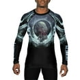 thumbnail image 2 of Raven Fightwear Men's Cthulhu Rises BJJ Rash Guard MMA Black, 2 of 3