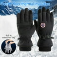 thumbnail image 5 of Nsxcdh Men Ski Gloves Winter Touchscreen Windproof Water Resistant Honeycomb Grip Warm Insulation For Riding,gloves,winter gloves,cycling gloves,work gloves Gifts for Women and Men, 5 of 7