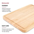 thumbnail image 3 of Tabla de cortar KitchenAid Classic Rubberwood 28 cm x 36 cm, 3 of 9
