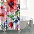 thumbnail image 5 of Waterproof Pioneer Shower Curtain 72x84 Inch Polyester Unique Cute Floral Shower Curtain for Bathroom Hotel Home Decor with 12 Plastic Hooks, 5 of 5