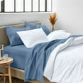thumbnail image 6 of Bare Home Coronet Blue Microfiber Sheet Set, Wrinkle Resistant, Deep Pocket, Queen, 6 of 6