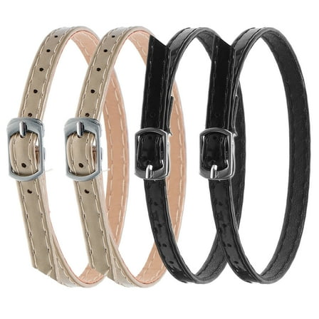 YUNLIGHTS 2Pairs Detachable Female Shoe Straps with Fixing Buckle for High Heels Daily Use