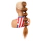 thumbnail image 5 of Fiudx Peluca Extensión de Cabello Rubio, Elegancia Elegante, con Trenza de Burbujas Suave, Envoltura Protectora Larga, para Uso Diario En Cosplay, Accesorio de Moda para Mujer, Fácil Instalación., 5 of 5