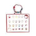 thumbnail image 3 of 2021 Calendario de Adviento de Navidad Diy joyería temática de Navidad Kit DE FABRICACIÓN de collar niño Año nuevo cuenta atrás regalo bondadoso, 3 of 4