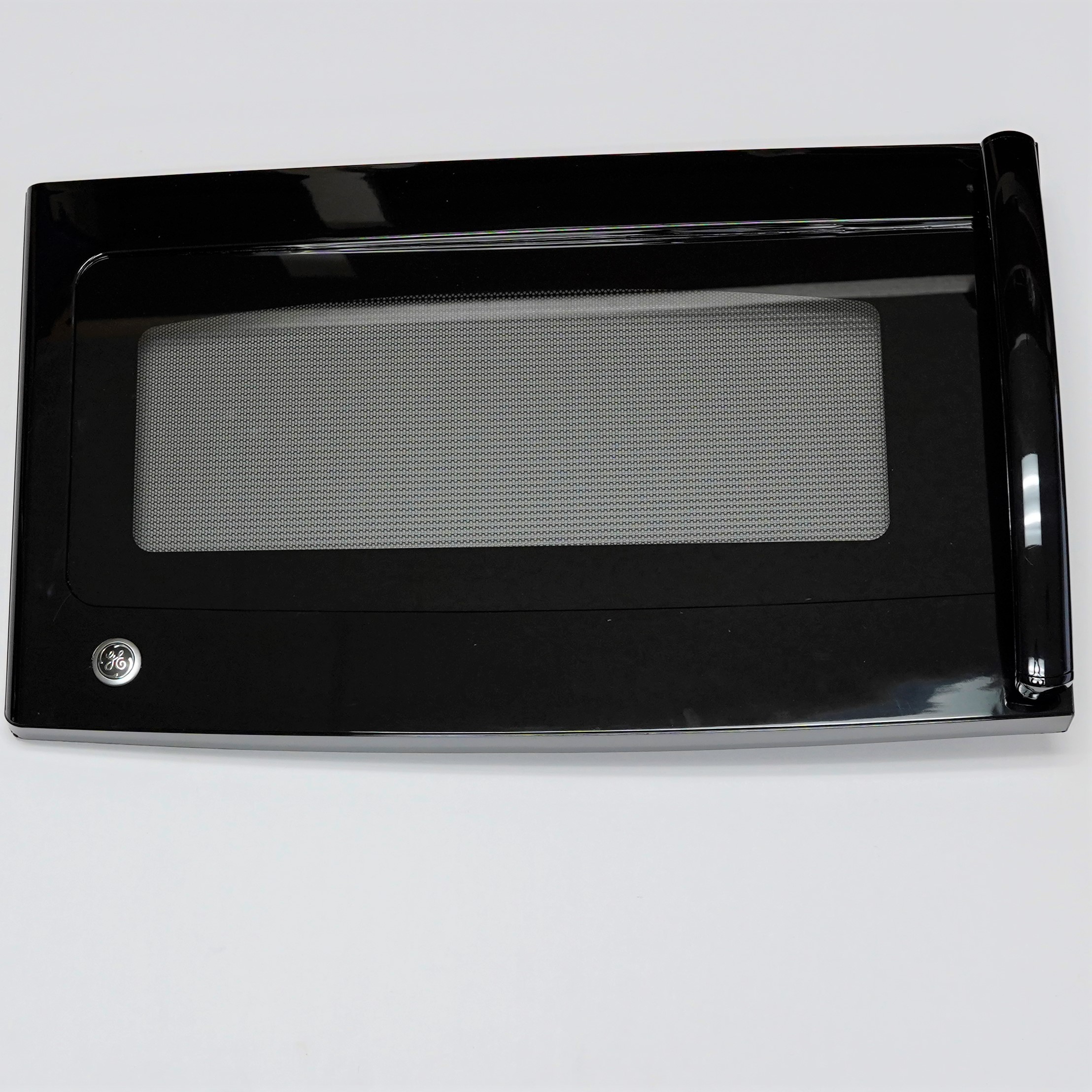 GE WB56X24439 Black Microwave Door Assembly with Handle