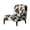 Beige Brown Black Cow Print, variant on ZIATUBLES Armless Slipper Chair Slipcover Stretch Non-Slip Accent Chair Cover Spandex Chair Covers Fit Armless Accent Chair Modern Chair Decor Cover, Love Heart Leopard Print Mint