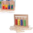 thumbnail image 4 of Juguete Educativo Para Niños Ejercicio Ligero E Interesante Juguete Lógico De Color Cerebral Esquina Redondeada Libre De Tóxicos Para Educación Temprana Para Niños De 3 ANGGREK Juguetes, 4 of 8