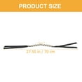 thumbnail image 2 of Miangastore Collar for Pets Pet Pearl Collar Imitation Pearl Black 1Set, 2 of 8