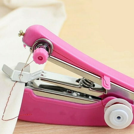 Professional Thread Setter - M.way Professional Portable Mini Cordless Hand-held Sewing Machine - Quick Stitch Tool for Fabric Clothing, or Kids Cloth for Traveling or use in Home Threads Needles Accessories
