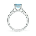 thumbnail image 2 of Angara Natural 3 Ct. Aquamarine Solitaire Ring in Sterling Silver for Women (Ring Size: 3.5), 2 of 10