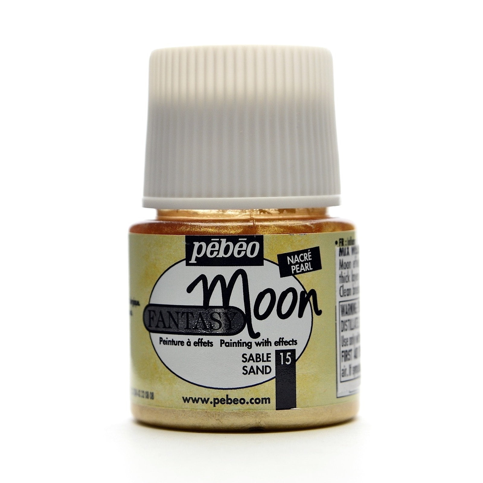 Pebeo Fantasy Moon Effect Paint Chocolate 45 Ml [Pack Of 3] (3PK-167034CAN)