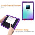 thumbnail image 4 of Silicone Case for Samsung Galaxy Tab A 8.4 2020 Model SM-T307 (Verizon/T-Mobile/Sprint/AT&T), Fintie Kids Friendly Light Weight Shock Proof Protective Cover Honey Comb Series, 4 of 7