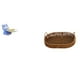 thumbnail image 1 of Figura de oso,Bandeja para gatos Bandeja para dulces para gatos Bandeja para estatuas de resina,Bandeja de almacenamiento tejida a mano,Bandeja para servir de ratán tejido a mano con, 1 of 8