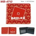 thumbnail image 4 of Game Roblox Peripheral Cartoon Print Wallet Student Fashion Folding Wallet Storage Bag Birthday Gift, 4 of 5