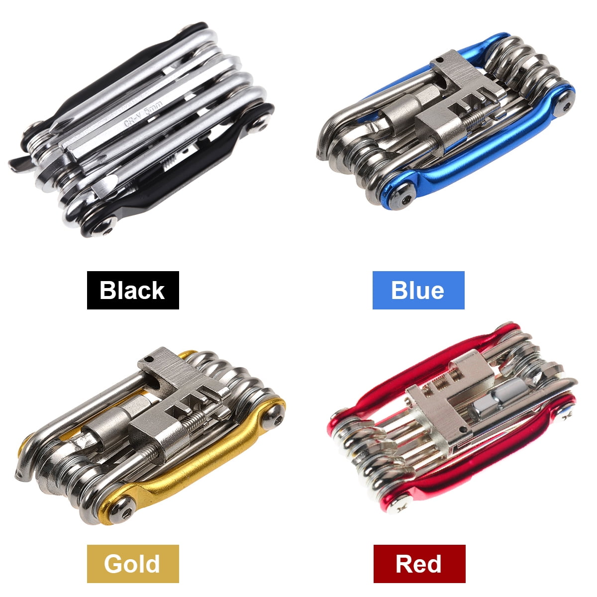 Bicycle Repair Tool Set Wrench Screwdriver Chain Carbon Steel Multi-function Kit Bicycle Repair Tool Set Wrench Screwdriver Chain Carbon Steel Multi-function Kit