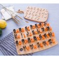 thumbnail image 4 of Juego de 36 moldes para pasteles de acero inoxidable con caja de almacenamiento duradera para decorar pasteles, pasta de azúcar, galletas(36), 4 of 5