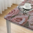 thumbnail image 5 of WYYP Roses Square Fitted Tablecloth 100% Polyester Fiber 40*40, 5 of 8